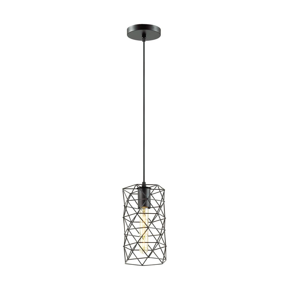 Lumion 3729/1 LN19 262 матовый чёрный Подвес E27 60W 220V OLAF — миниатюра 1