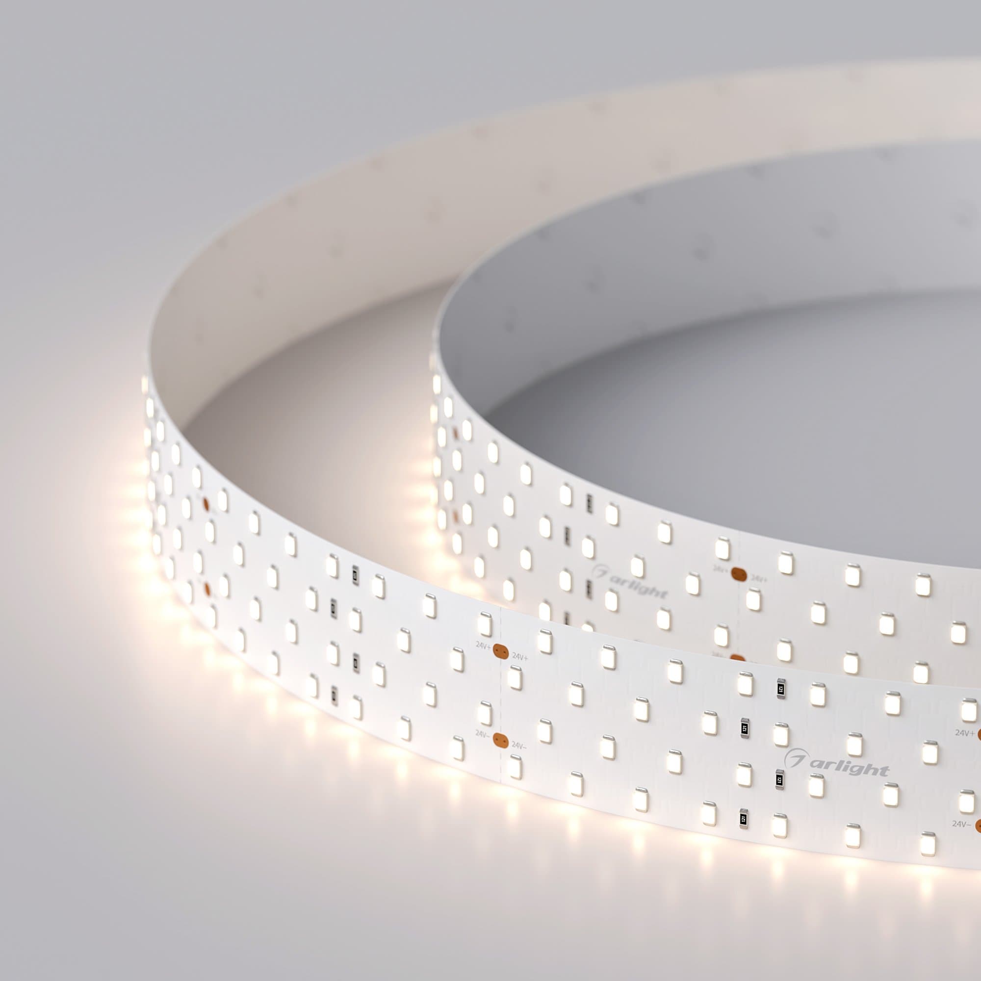 Arlight Светодиодная лента RT 2-2500 24V Day4000 4x2 (2835, 700 LED, LUX) (30 Вт/м, IP20) 019085(B) — миниатюра 3