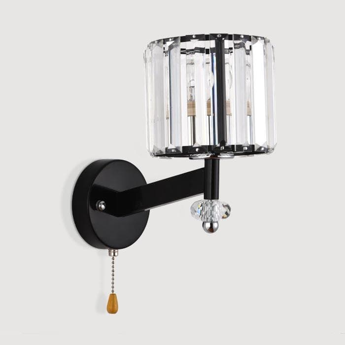 Ambrella Настенный светильник с выключателем TR5897 BK/CL черный/прозрачный E14 max 40W 240*135*230 — миниатюра 2