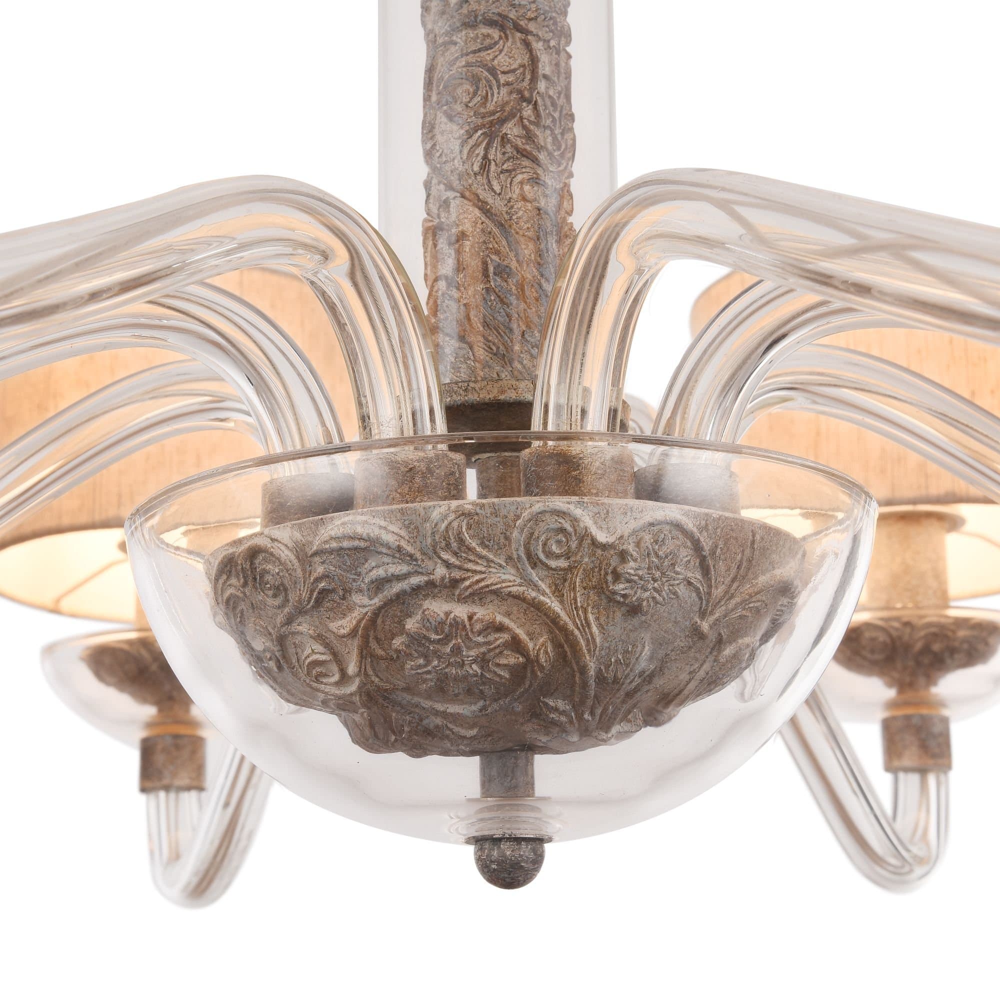 Maytoni Elegant Maryland Серый Люстра 8xE14 40W ARM526PL-08GR — миниатюра 4
