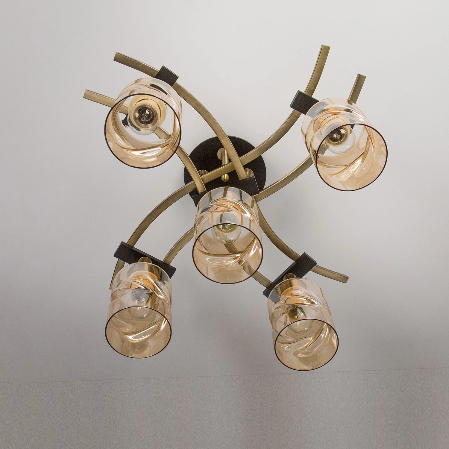 Citilux CL142154 Мерида Брон.Ст.+Венге Светильник потолочный — миниатюра 3