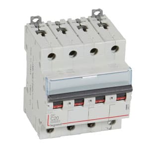 Legrand DX3 Автоматический выключатель 4P 20A (С) 10kA/16kA 409337 — миниатюра 2