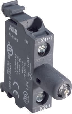 ABB Патрон MLBL-01BR со встроенным светодиодом красный 24В AC/DC для боксов 1SFA611621R2011