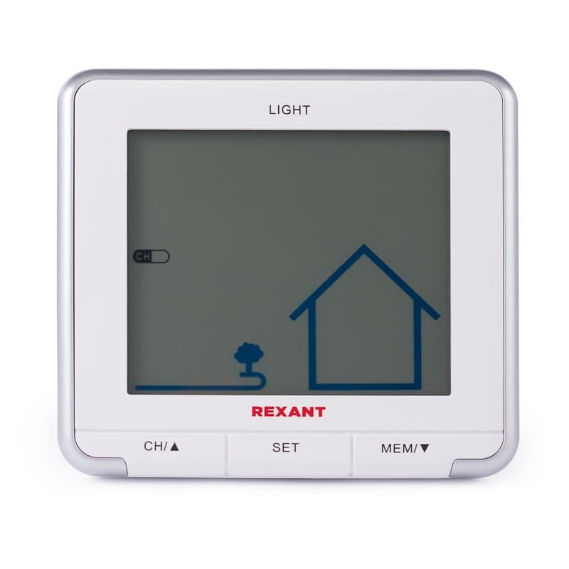 Метеостанция S637B с ЖК-экраном и беспроводным датчиком Rexant 70-0597