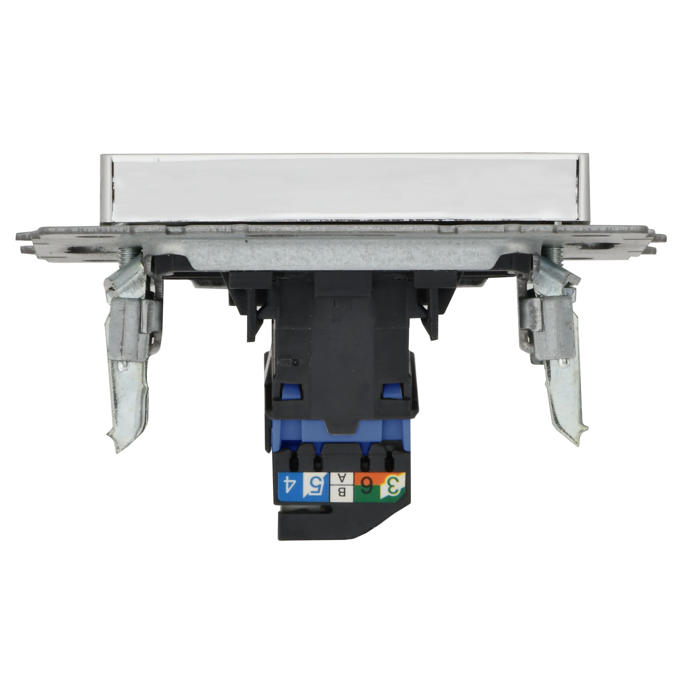 IEK BRITE Металл Хром/никель Роз. комп. RJ45 кат.6 РК11-БрГН — миниатюра 4