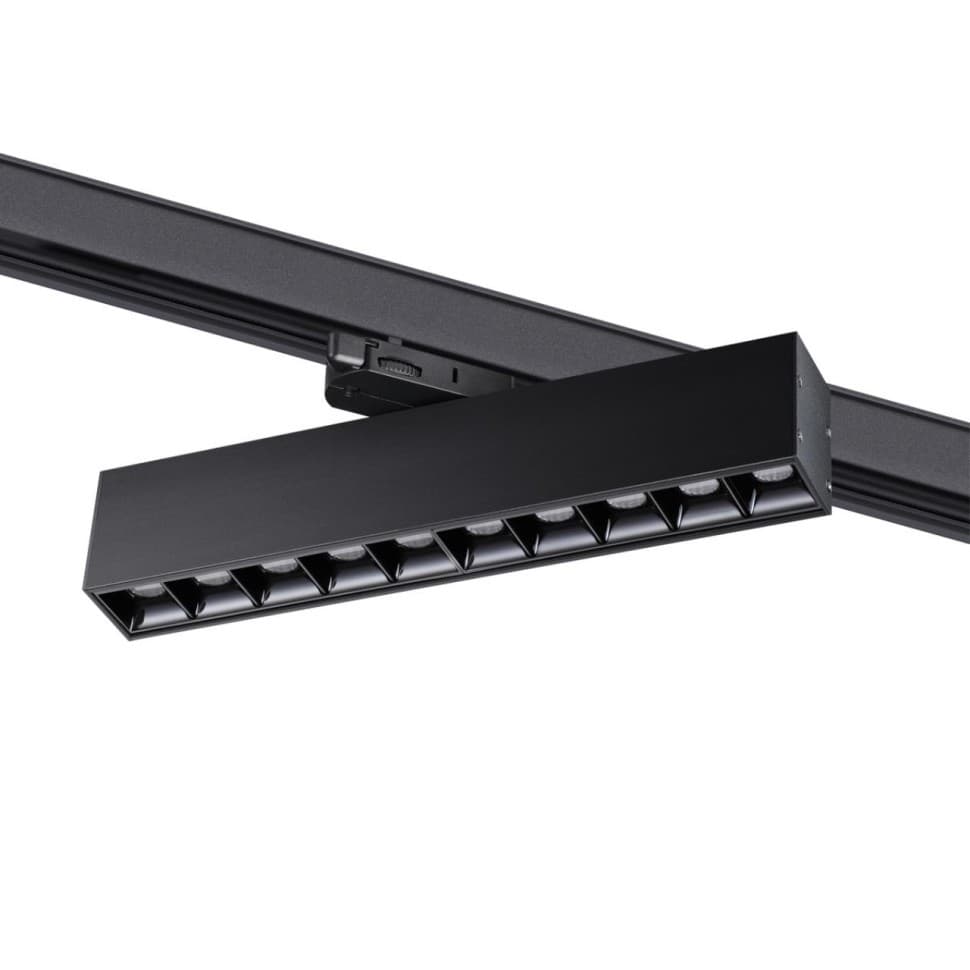 Novotech 358861 PORT NT22 черный Светильник трехфазный трековый светодиодный IP20 LED 4000K 16W 220V ITER