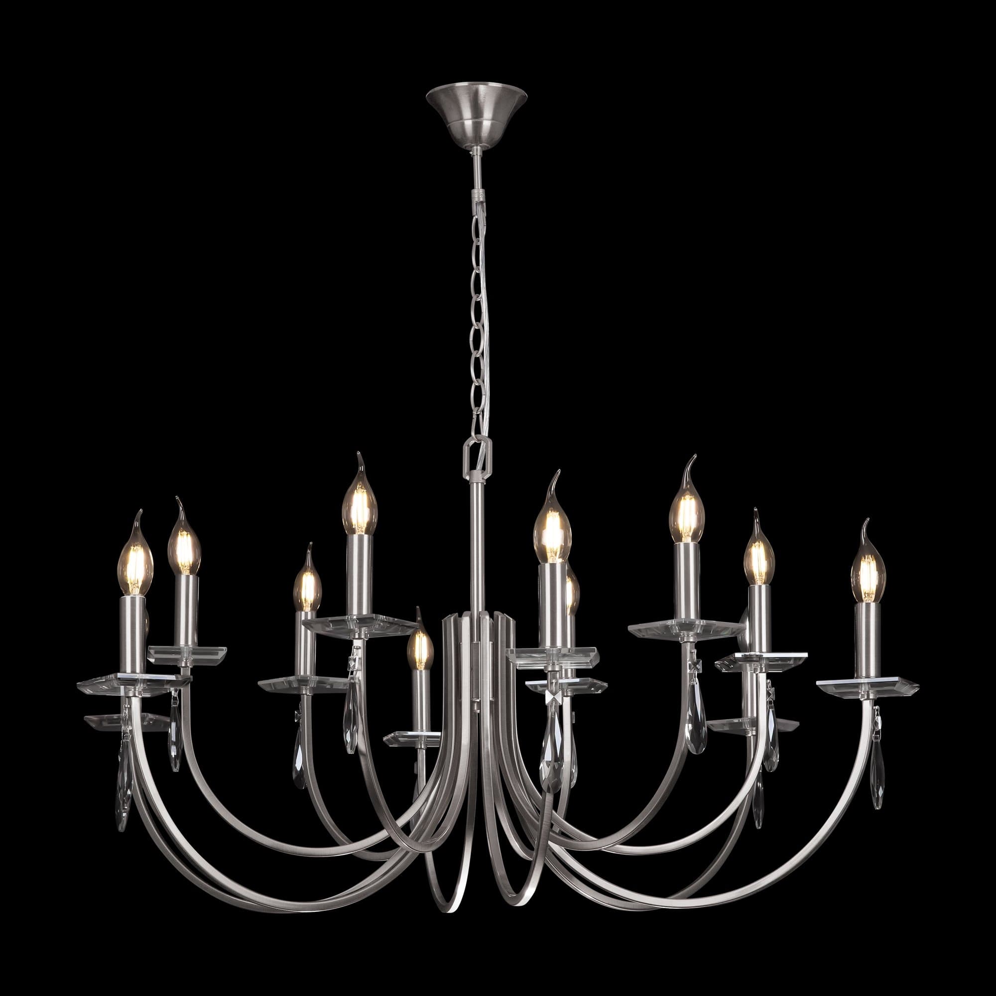 Freya Crystal Никель Люстра FR1006PL-12N — миниатюра 4