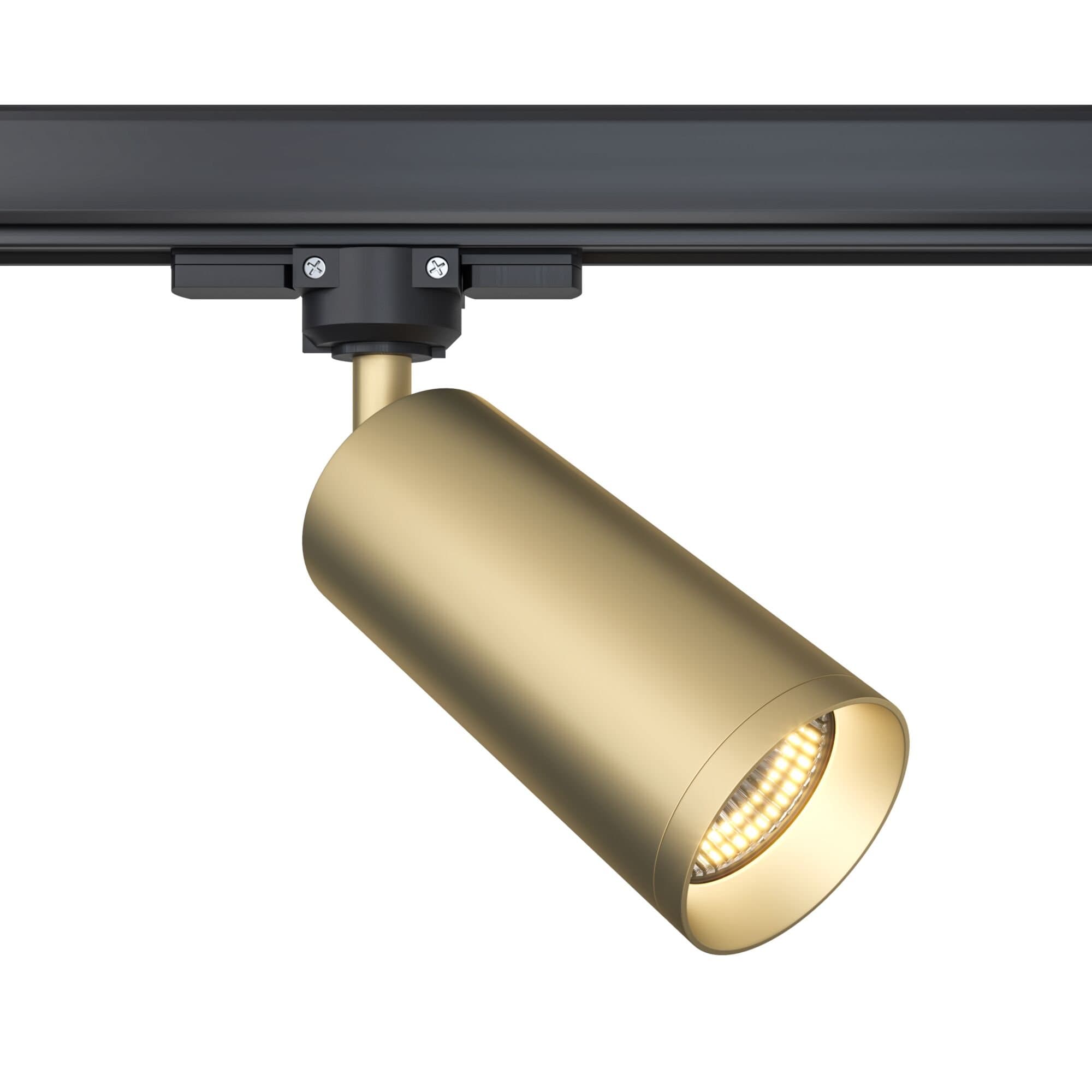 Maytoni 3 phase track system Матовое Золото Светильник трековый TR028-3-GU10-MG — миниатюра 2