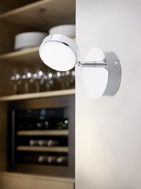 Eglo 95628 Светодиод. спот SALTO, 1х5,4W(LED), ?110, сталь, хром/пластик, мат. — миниатюра 2