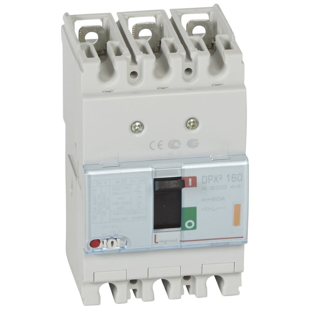 Legrand DPX3 160 Автоматический выключатель 3P 80А 25kA 420044