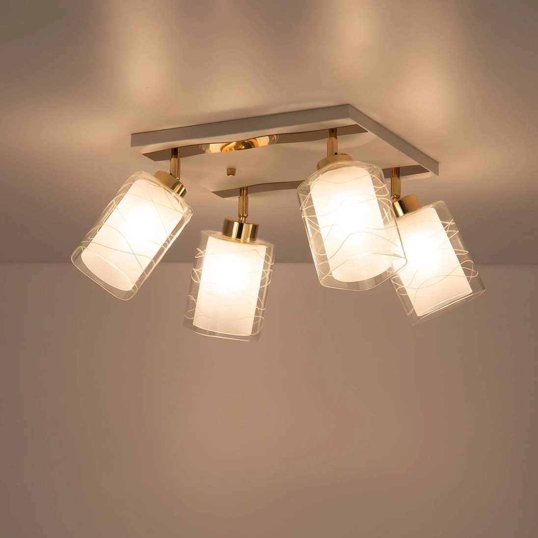 Citilux CL160142 Прима Белый+Золото Светильник Люстра — миниатюра 3