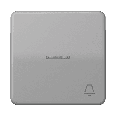 JUNG CD 500/CD plus Серая Клавиша 1-ая с/п с символом ЗВОНОК CD590KO5KGR