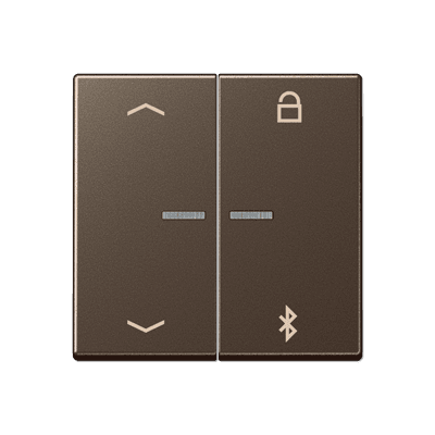 JUNG Таймер универсальный Bluetooth «стрелки», мокко A1751PBTMO