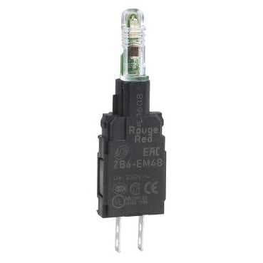 SE Светосигнальный модуль, синий, LED 230В, фастон ZB6EM6B — миниатюра 2
