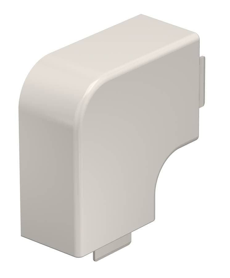 OBO Bettermann Угол плоский кабель-канала WDK 40x60 мм, ПВХ кремовый RAL9001 6161308 — миниатюра 1
