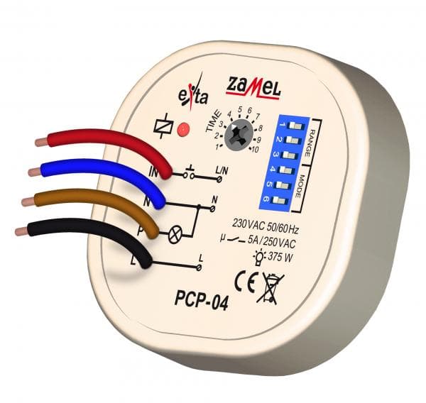 Zamel Реле времени многофункциональное 16А IP40 в монтаж. кор. д60 PCP-04