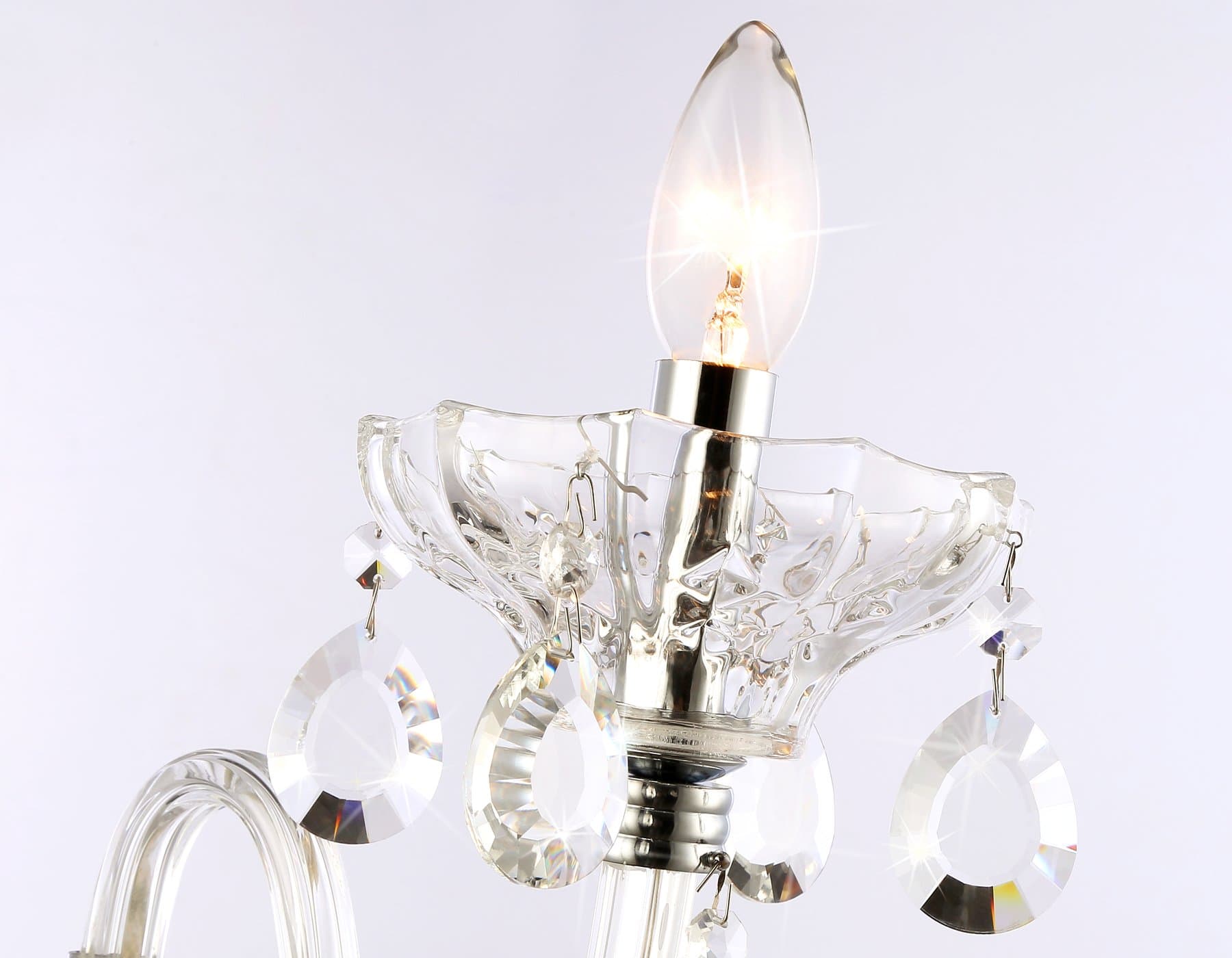 Ambrella Настенный светильник с хрусталем TR4911 CH/CL хром/прозрачный E14 max 40W 294*160*246 — миниатюра 4