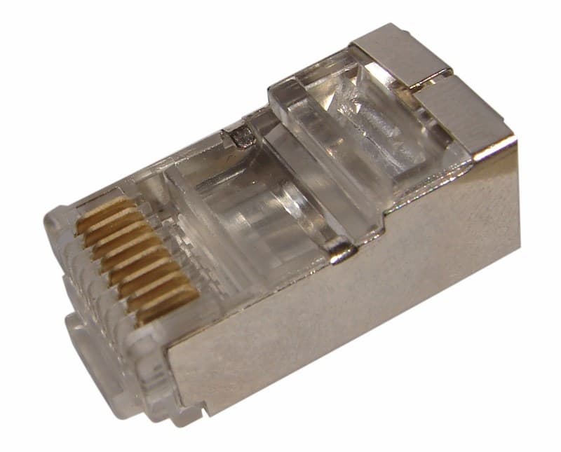 Джек RJ-45 8P8C CAT 5e (экран) Rexant 05-1023 — миниатюра 1