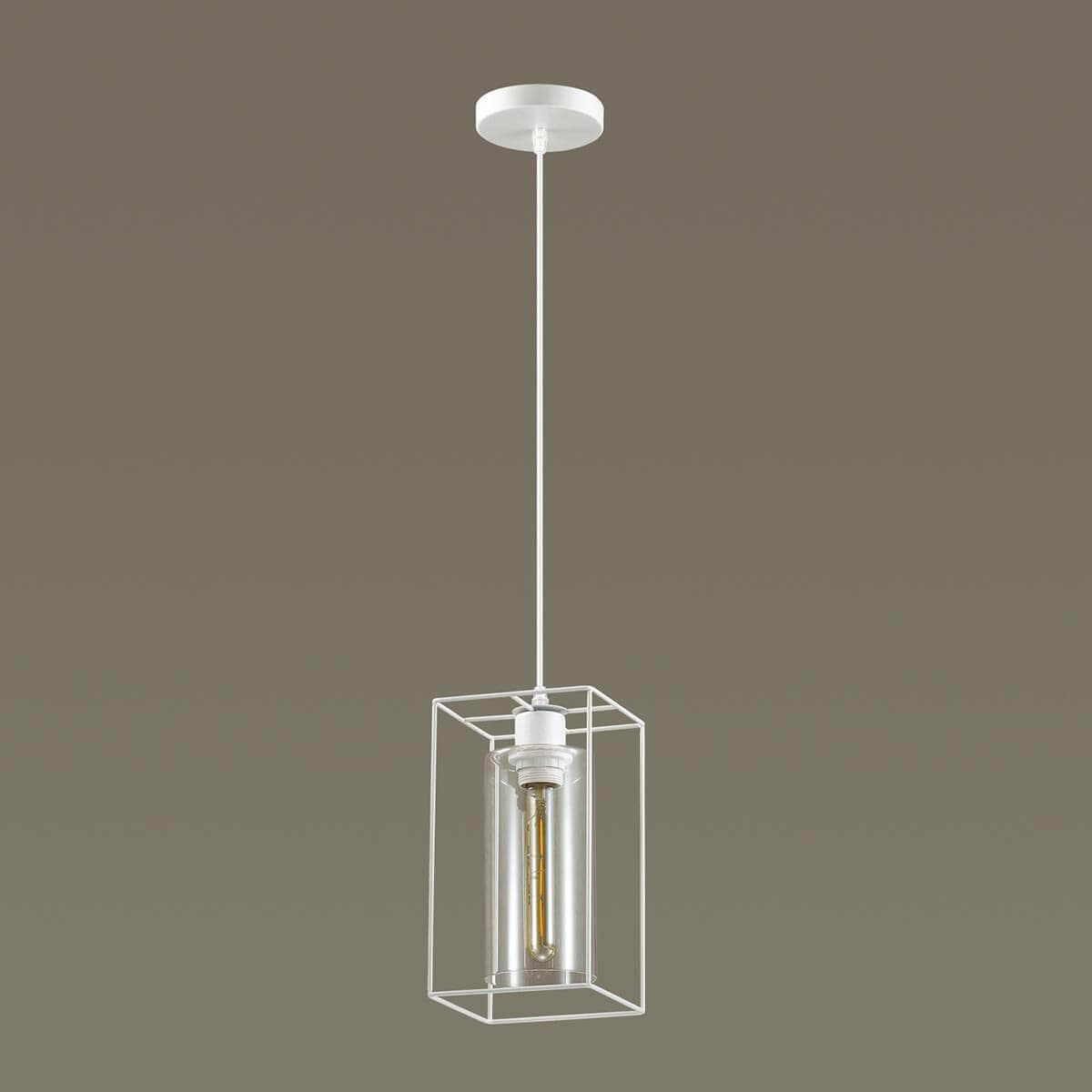 Lumion 3732/1 LN19 261 белый/прозрачный Подвес E27 60W 220V ELLIOT — миниатюра 4