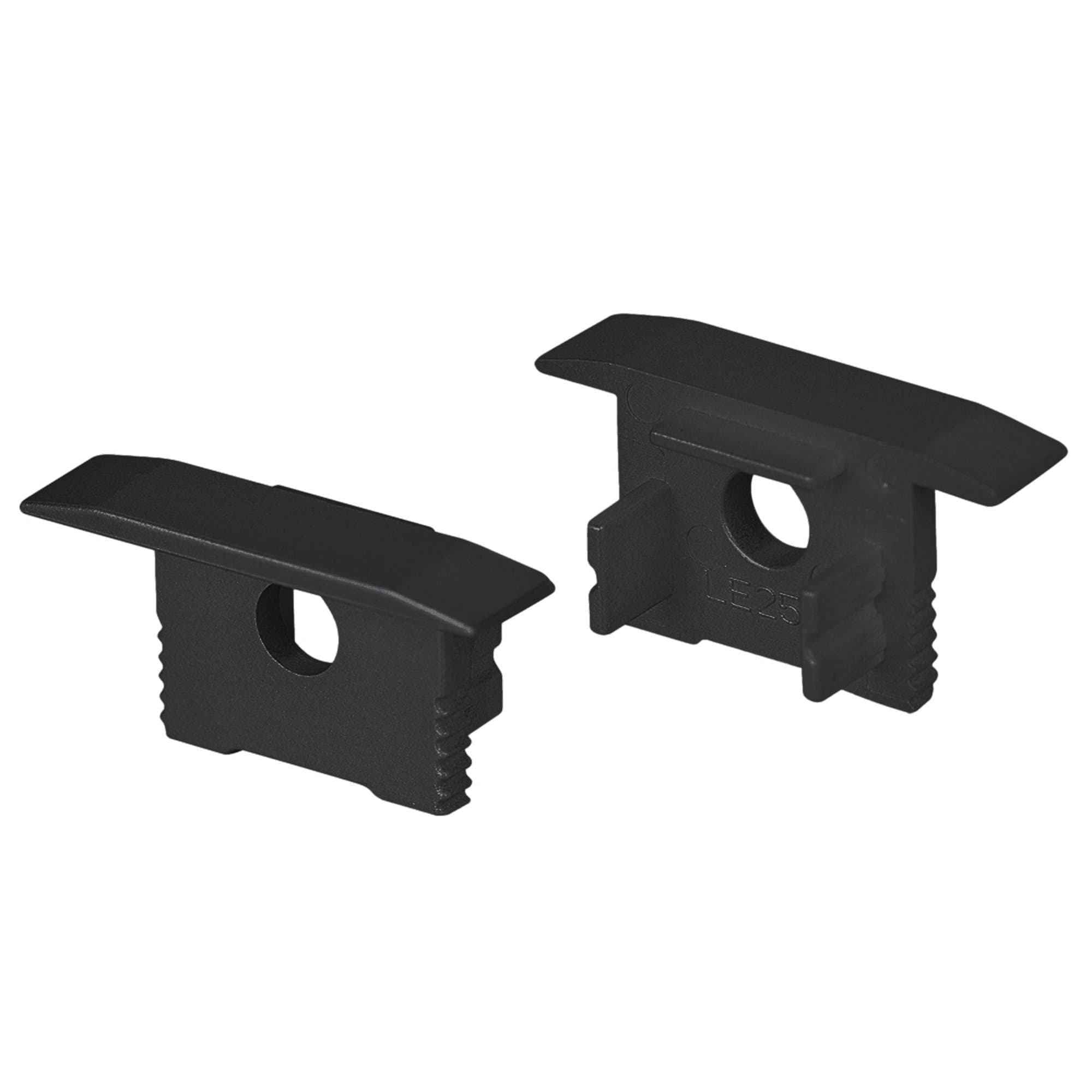 Arlight Заглушка SL-SLIM-H13M-F25 BLACK с отверстием (Пластик) 037515
