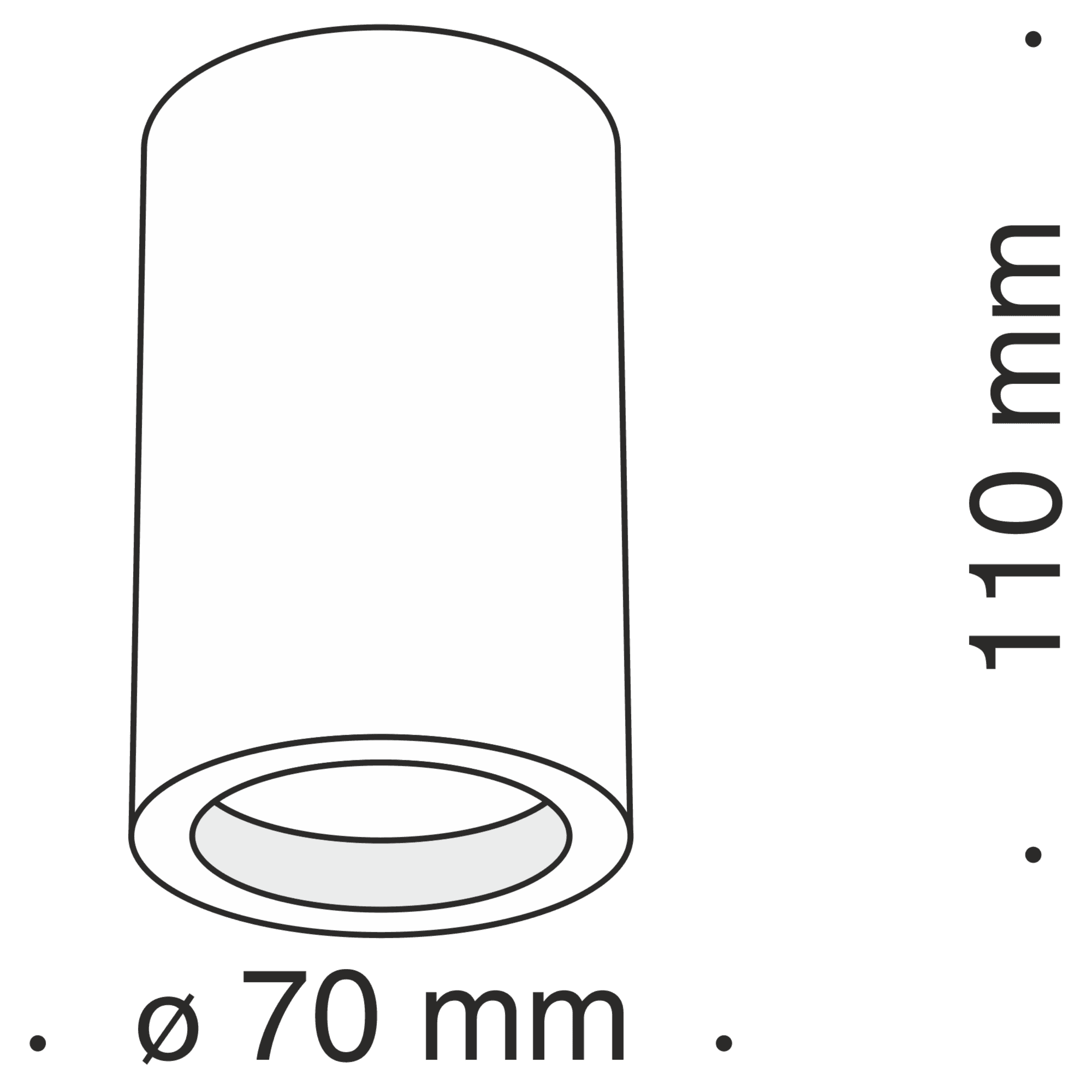 Maytoni Technical Conik gyps Белый Потолочный светильник GU10 30W C003CW-01W — миниатюра 6