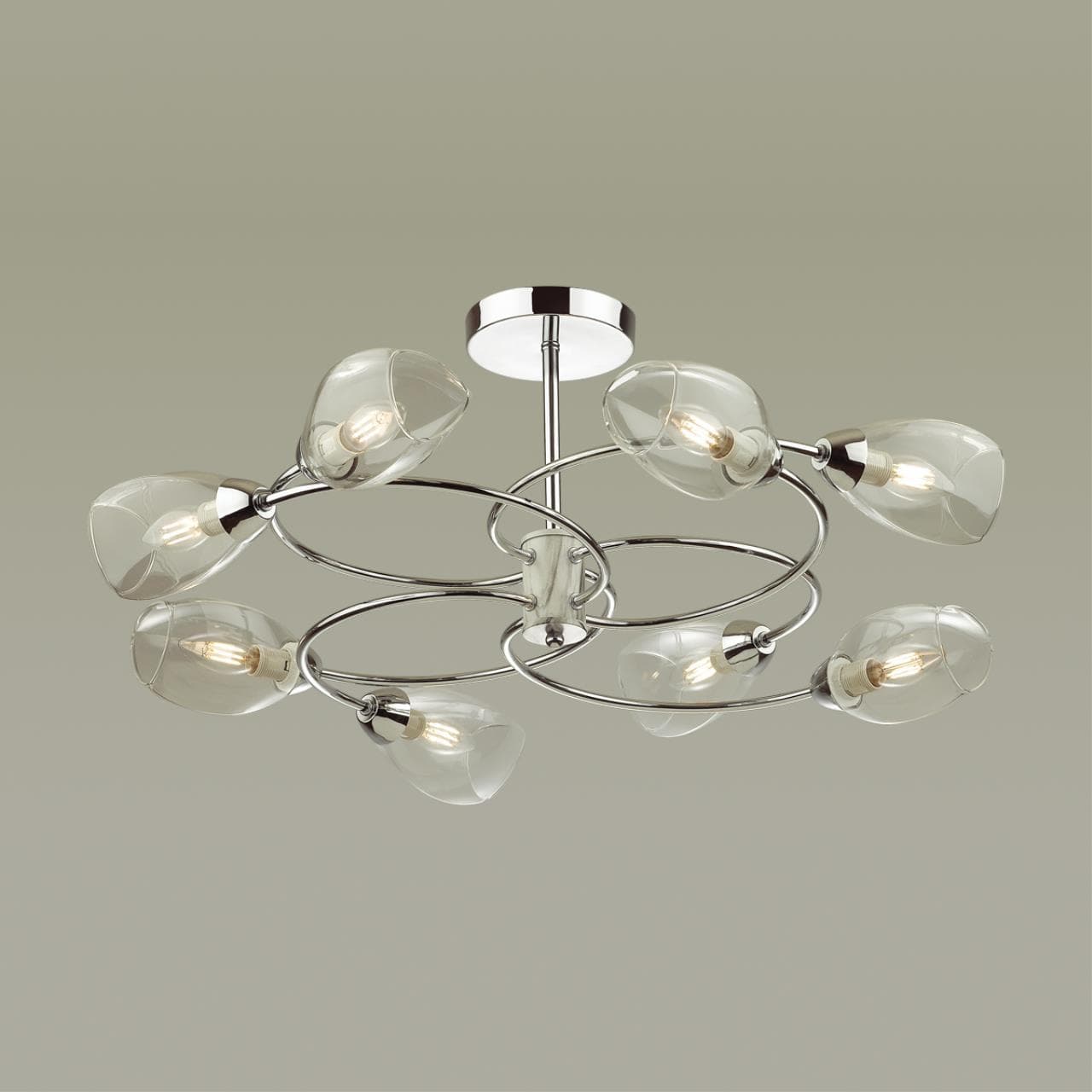 Lumion 4561/8C COMFI LN21 хром Люстра потолочная E14 8*40W 220V ROMEO — миниатюра 3