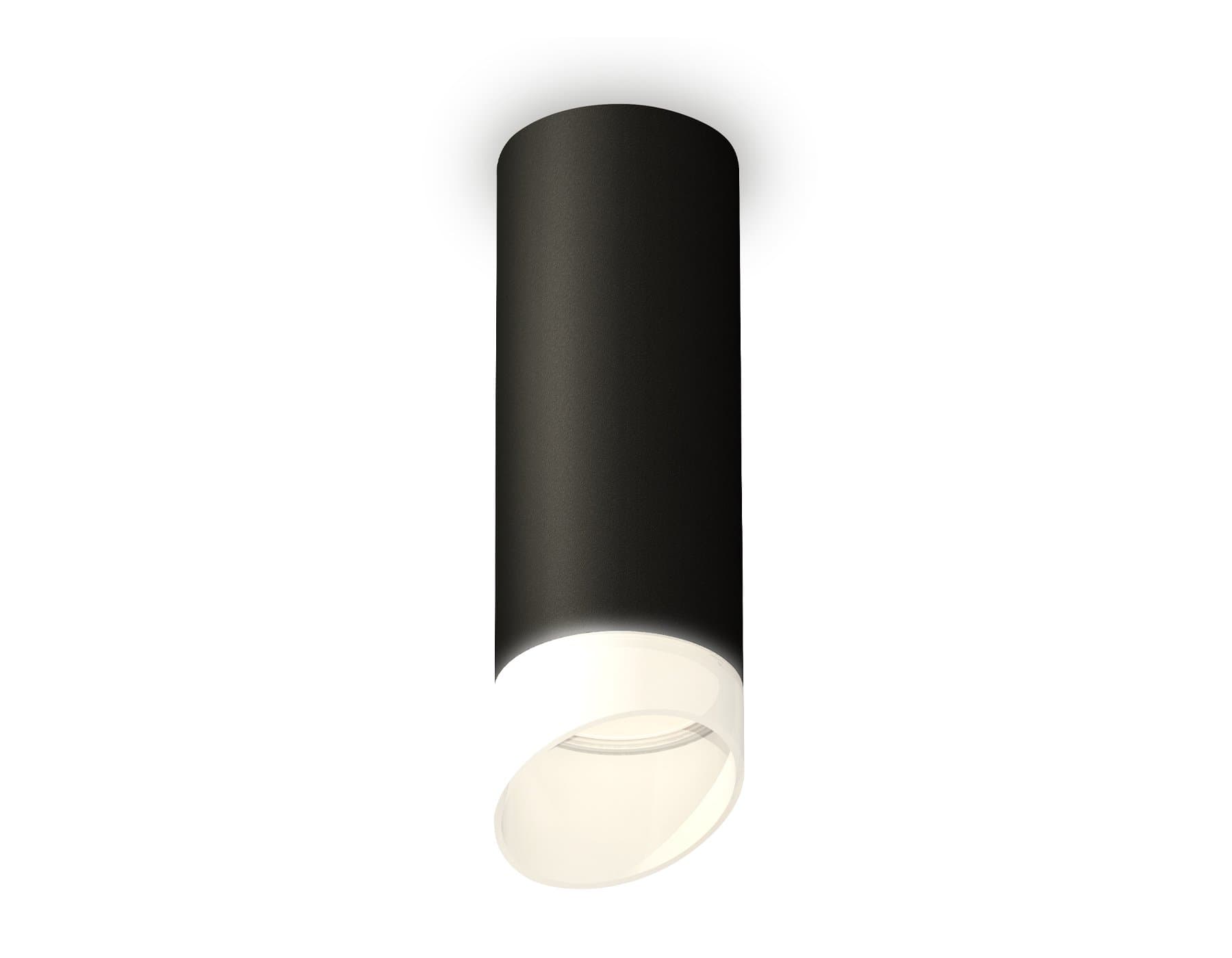 Ambrella Комплект накладного светильника XS6343044 SBK/FR черный песок/белый матовый MR16 GU5.3 (C6343, N6256) — миниатюра 1
