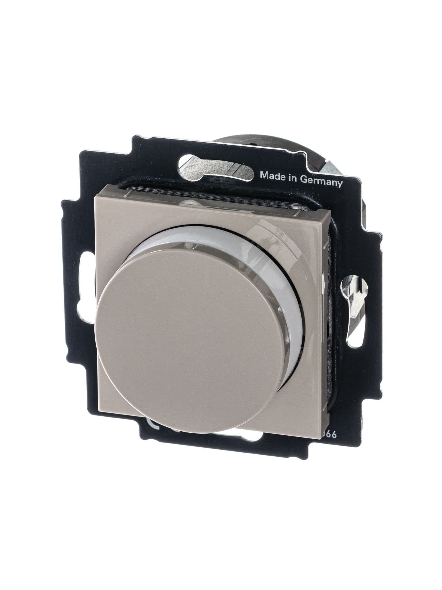 ABB EPJ Levit кофе макиато / белый Диммер поворотно-нажимной, 60-600Вт, R, 2CHH942247A6018 — миниатюра 2