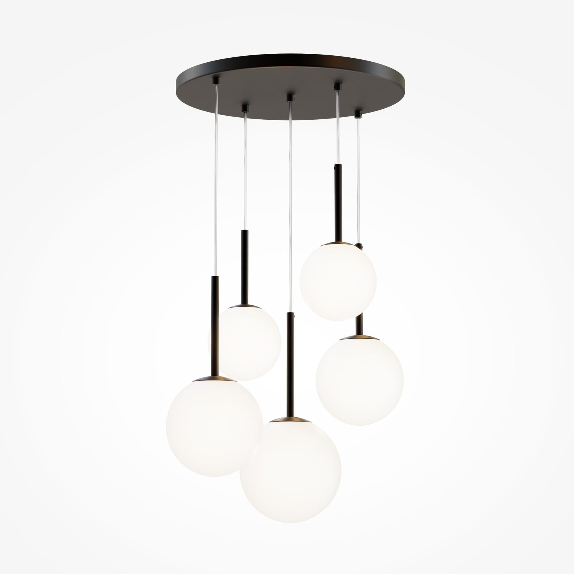 Maytoni Подвесной светильник Матовый Черный Basic form MOD321PL-05B