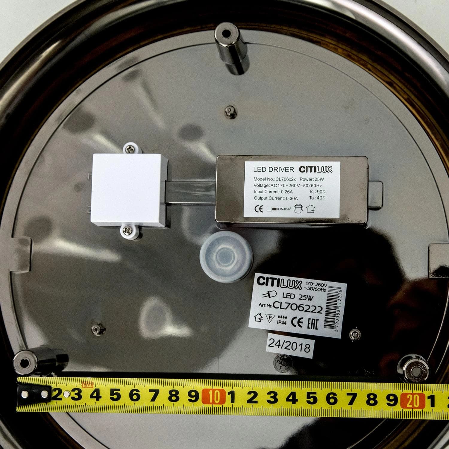 Citilux CL706121 Фостер-1 Хром Мат. Светильник Наст.-Потол — миниатюра 4