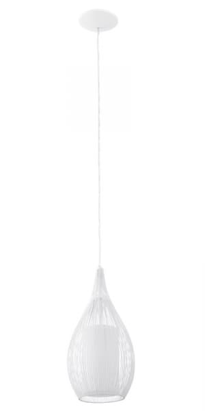 Eglo 92251 Подвес RAZONI, 1X60W (E27), ?190, сталь, белый — миниатюра 1