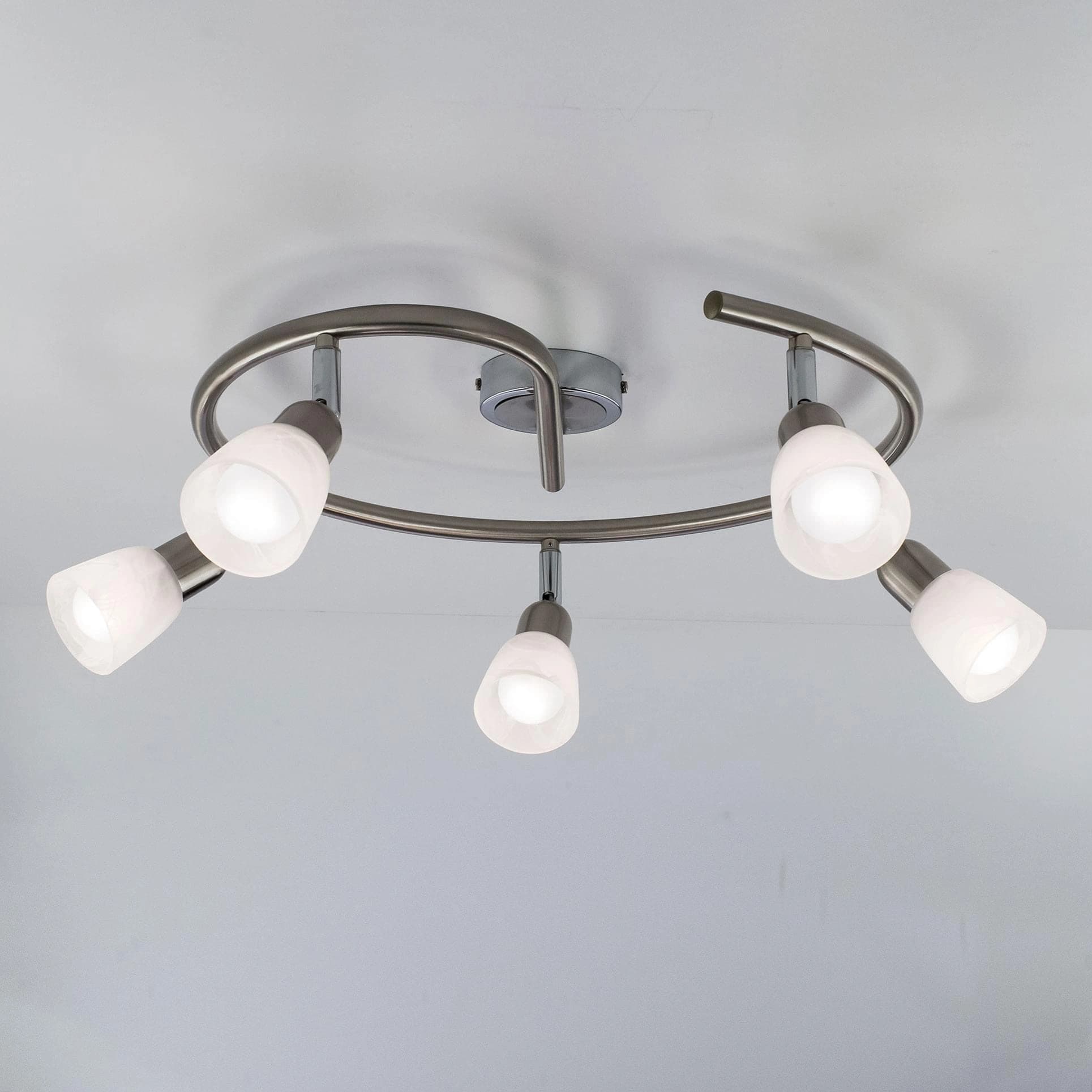 Citilux CL506551 Ронда Хром+Хром Мат. Светильник Наст.-Потол — миниатюра 6