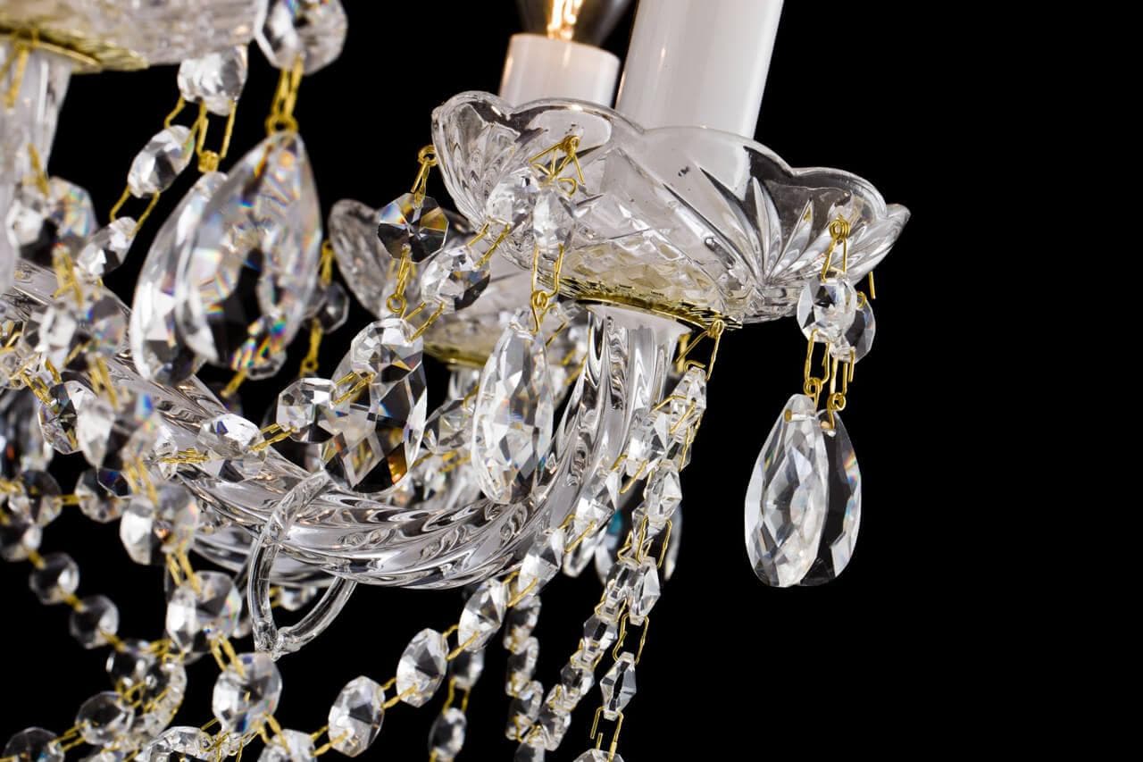Maytoni Royal Classic Beatrix Золото Люстра 8xE14 60W DIA019-08-G — миниатюра 9