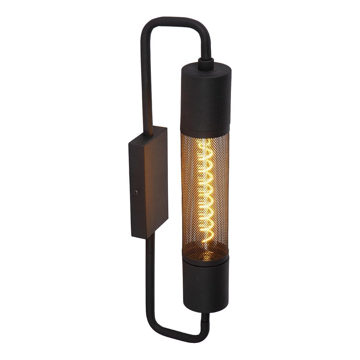 Lucide CALIXT Светильник настенный 1xE27 Black 05233/01/30 — миниатюра 4