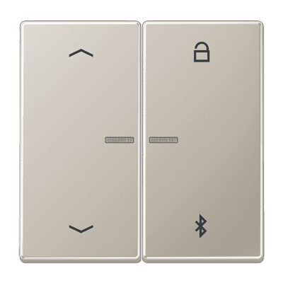 JUNG Таймер универсальный Bluetooth «стрелки», нержавеющая сталь ES1751PBT