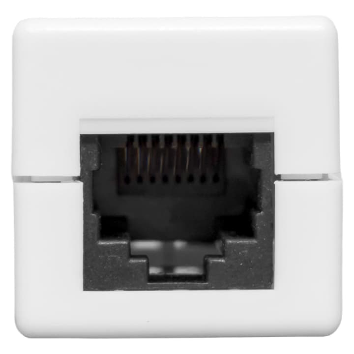 EKF TeraLINK PRO Адаптер проходной TeraLINK PRO Cat.6 неэкранированный RJ45-RJ45 белый — миниатюра 2