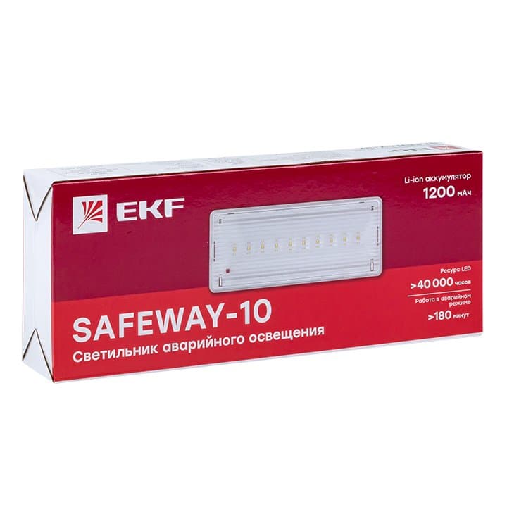 EKF PROxima Светильник аварийного освещения SAFEWAY-10 LED — миниатюра 2