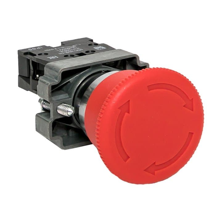 EKF PROxima Кнопка BS542 поворотная красная грибок NC IP65