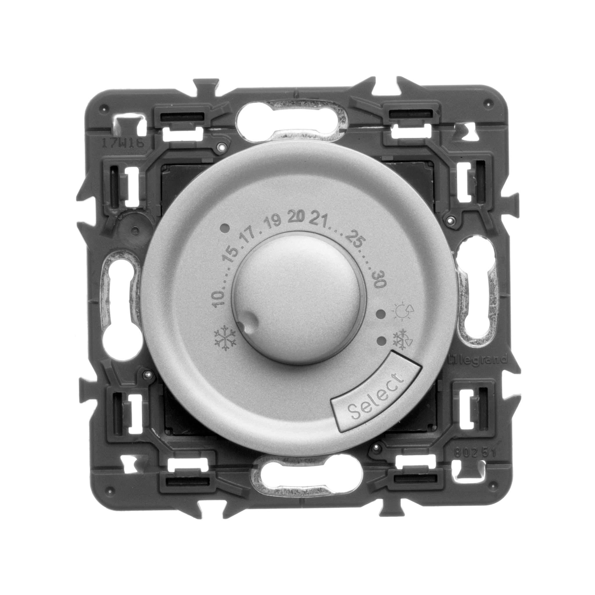 Legrand Celiane Титан Накладка термостата комнатного 068540 — миниатюра 3