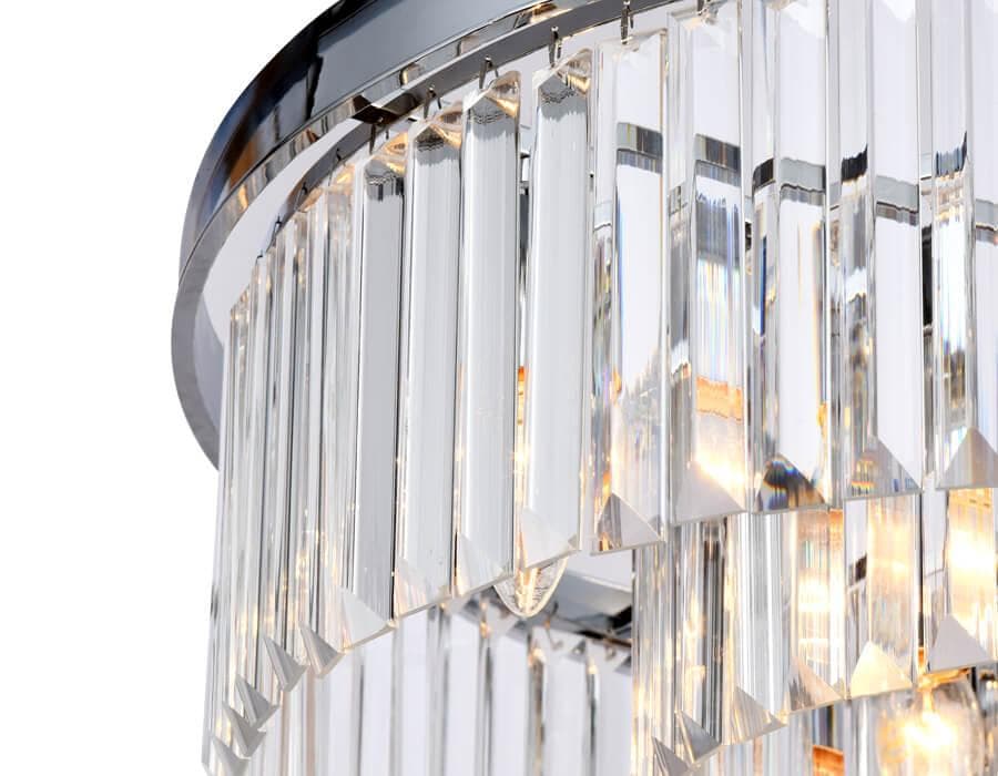 Ambrella Подвесная люстра с хрусталем TR5096/8 CH/CL хром/прозрачный E14/8 max 40W D600*760 — миниатюра 2
