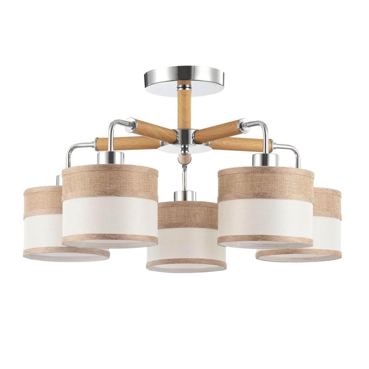 Freya Modern Helen Хром Потолочный светильник E27 40W FR5329-PL-05-CH