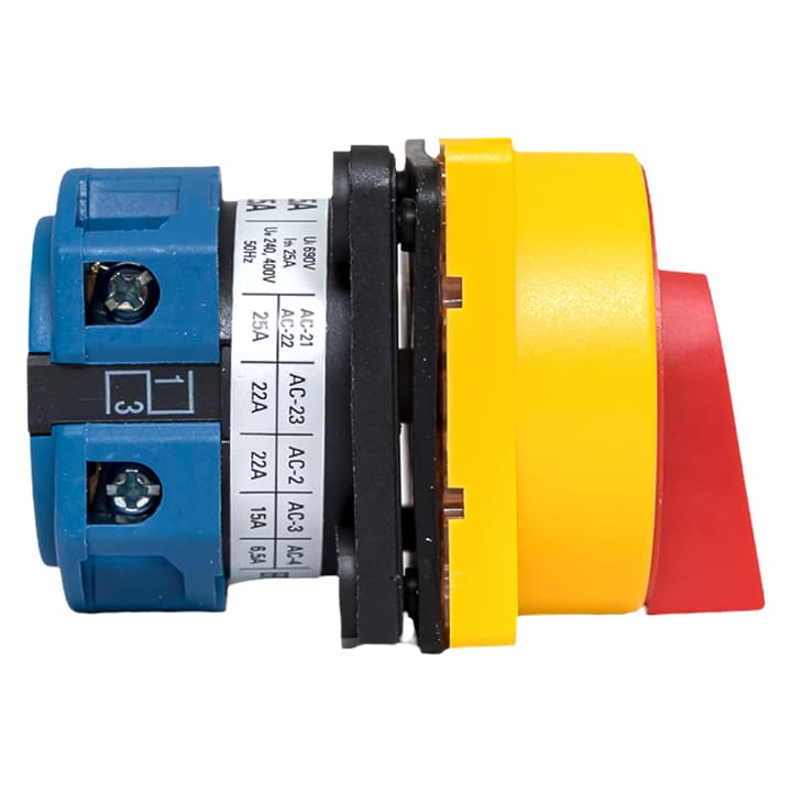 Переключатель кулачковый ПК-1-21 25А 1P "1-0-2" с блокировкой IP65 EKF PROxima — миниатюра 3