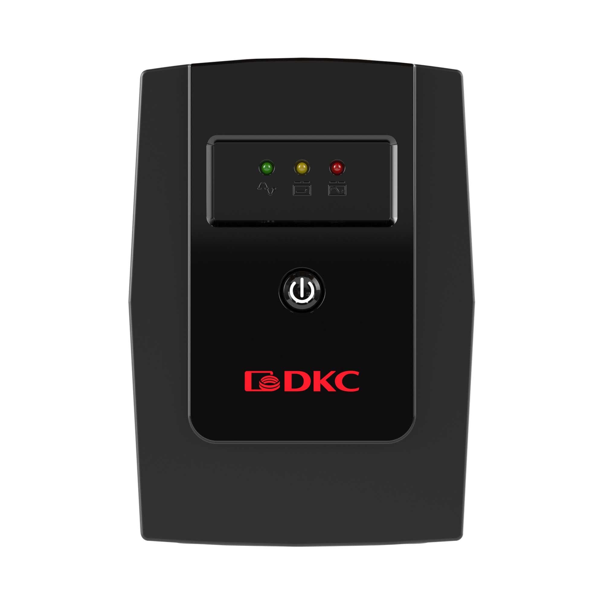 DKC Линейно-интерактивный ИБП ДКС серии Info, 600 ВА/360 Вт, 1/1, 2xSchuko,1x7Aч — миниатюра 3