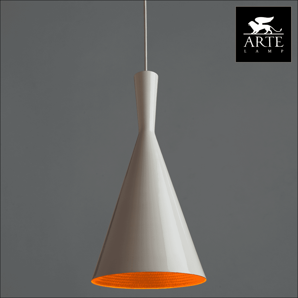 Arte Lamp Cappello Белый/Золото Светильник подвесной 1x60W 1xE27 A3408SP-1WH — миниатюра 2