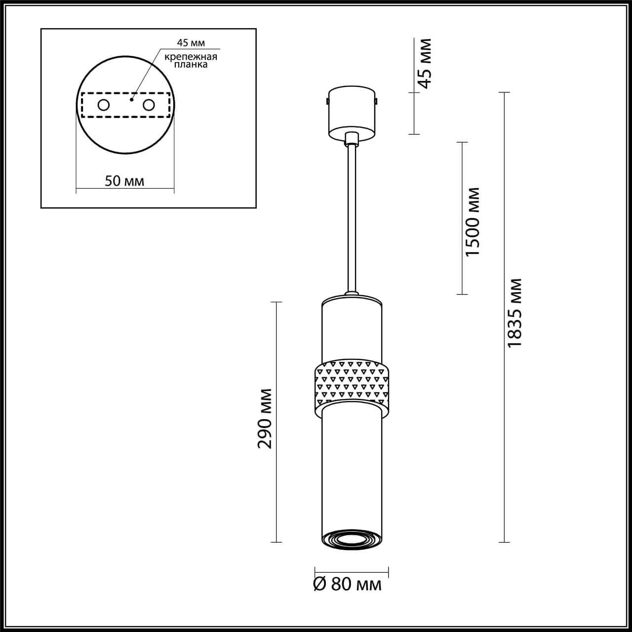 Odeon Light 4738/5L ODL20 15 черный/золотой Подвес GU10 5W 220V AFRA — миниатюра 3