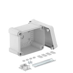 OBO Bettermann Распределительная коробка X10C, IP 67, 191х151х126 мм, сплошная стенка, DIN-рейка 2005494 — миниатюра 2