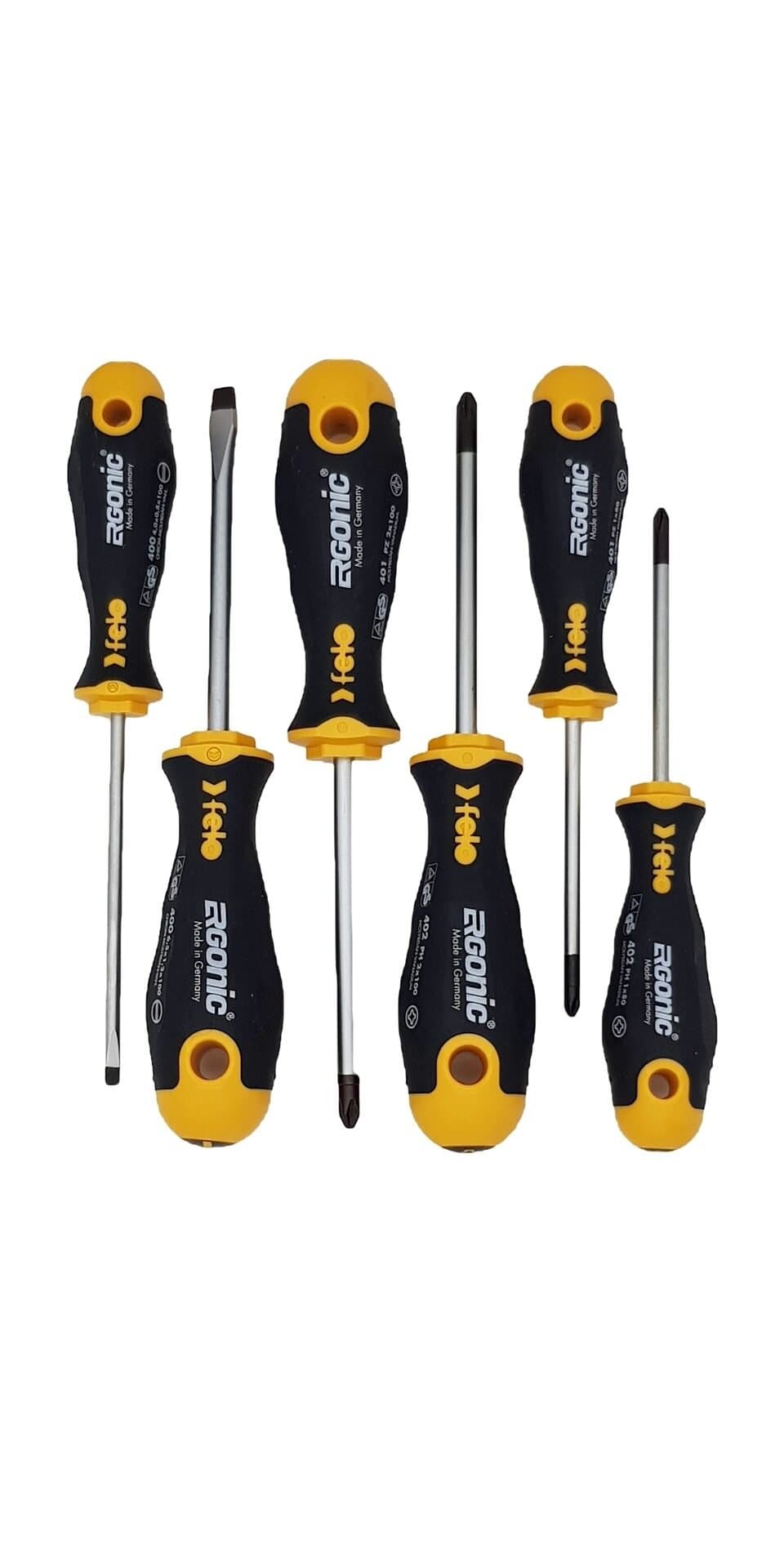 Felo Набор отверток Ergonic 6 шт в кейсе 40010636 — миниатюра 3