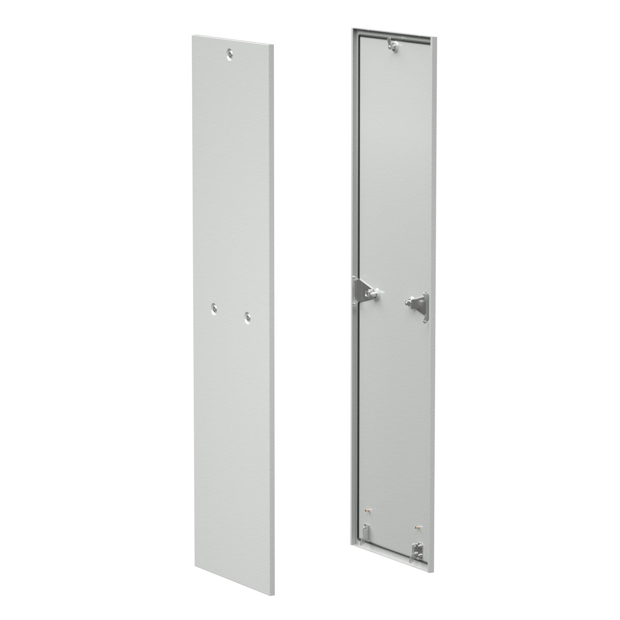 DKC Панель боковая для напольных 19" IT-корпусов ДКС серии CQE, 2 шт, 2200х600, RAL7035