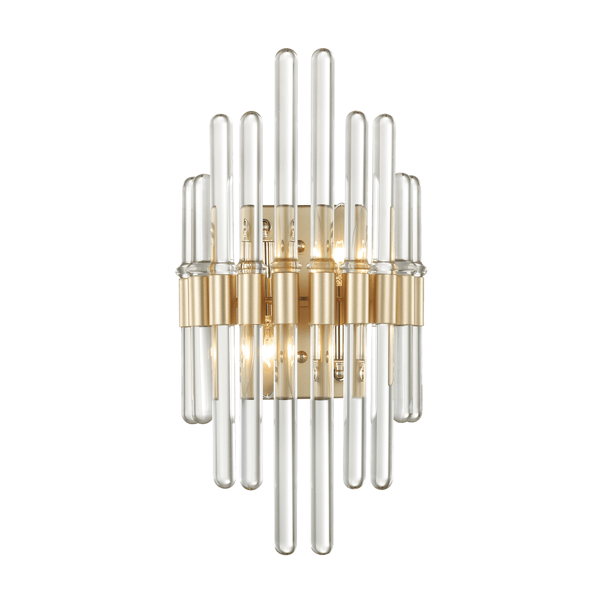 Odeon Light 4988/2W HALL ODL22 387 золотой/стекло Бра E14 2*40W STIKA — миниатюра 2