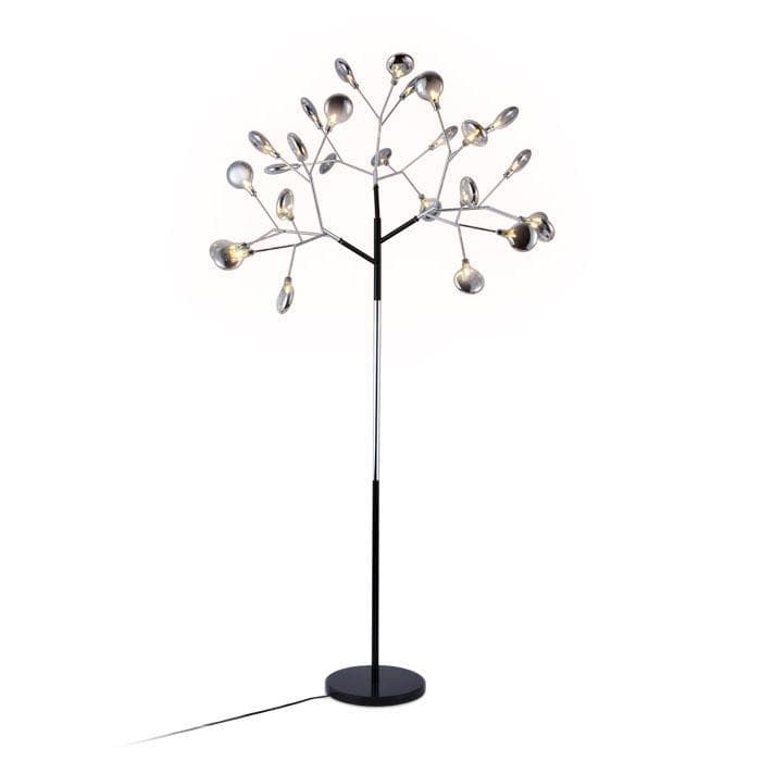 Ambrella Напольный телескопический светильник со сменной лампой TR3030/27 BK/SM черный/дымчатый G4/27 max 20W D840*1700 (лампы LED G4 1.5W 4200K в ком — миниатюра 1